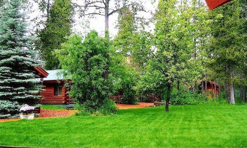 Silverwolf Log Chalets Coram المظهر الخارجي الصورة
