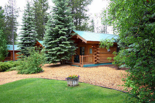 Silverwolf Log Chalets Coram المظهر الخارجي الصورة